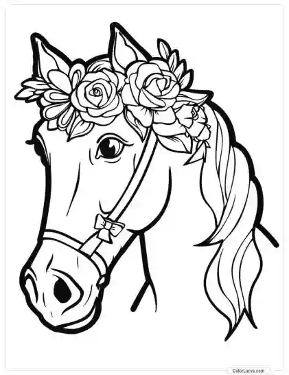 Magic Horse Coloring Pages