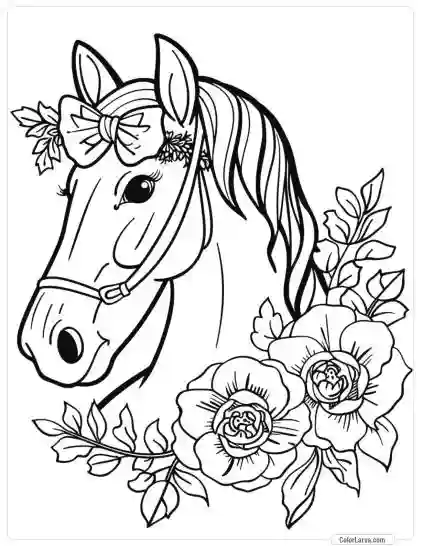 Magic Horse Coloring Pages