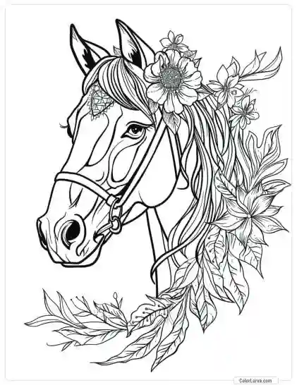 Magic Horse Coloring Pages