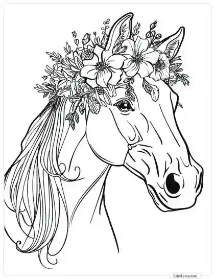 Magic Horse Coloring Pages