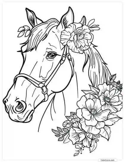 Magic Horse Coloring Pages