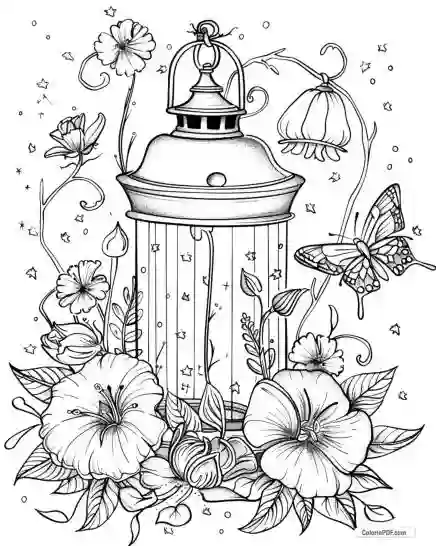 Magic Lantern Coloring Pages