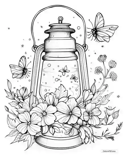 Magic Lantern Coloring Pages