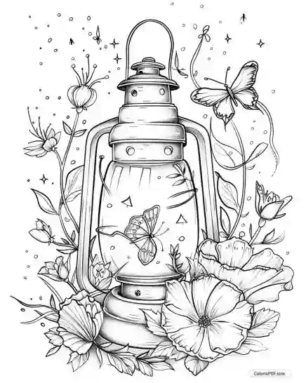 Magic Lantern Coloring Pages