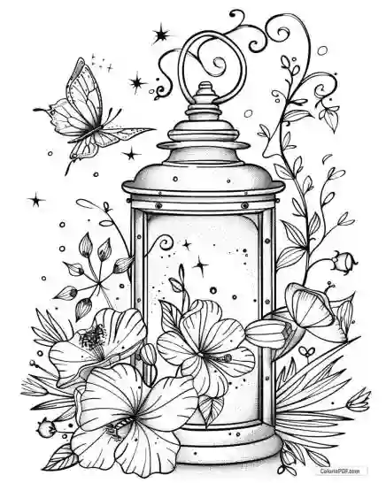 Magic Lantern Coloring Pages