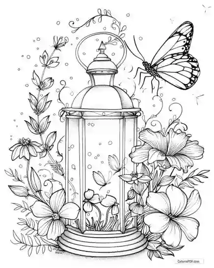 Magic Lantern Coloring Pages