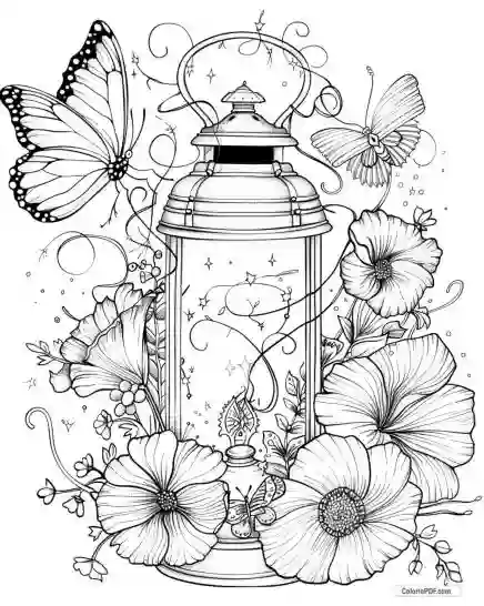 Magic Lantern Coloring Pages