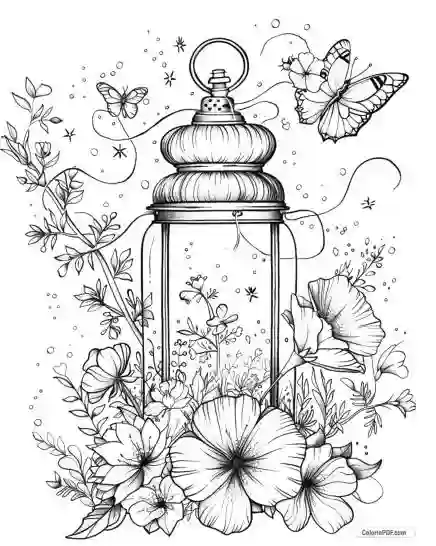 Magic Lantern Coloring Pages