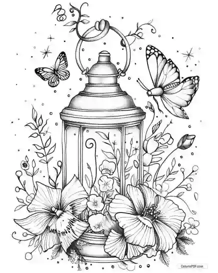 Magic Lantern Coloring Pages