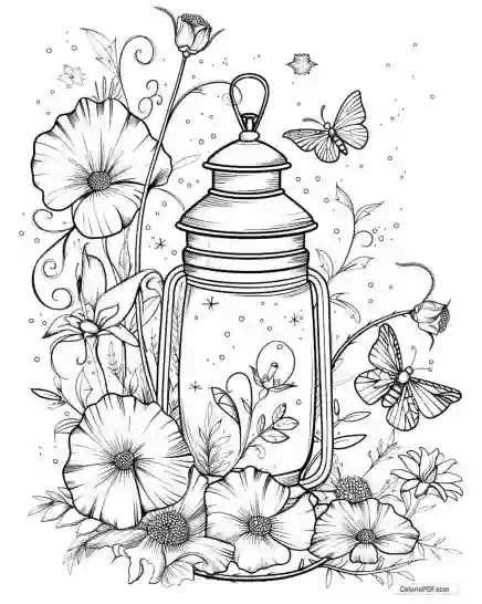 Magic Lantern Coloring Pages