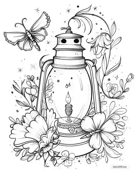 Magic Lantern Coloring Pages