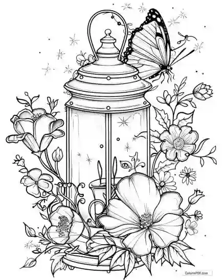 Magic Lantern Coloring Pages