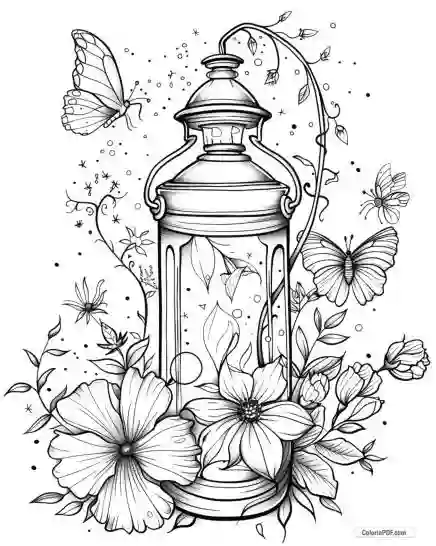 Magic Lantern Coloring Pages