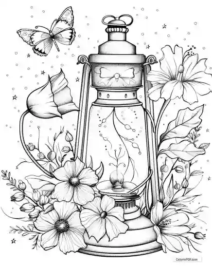 Magic Lantern Coloring Pages