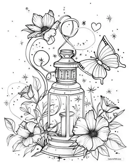 Magic Lantern Coloring Pages