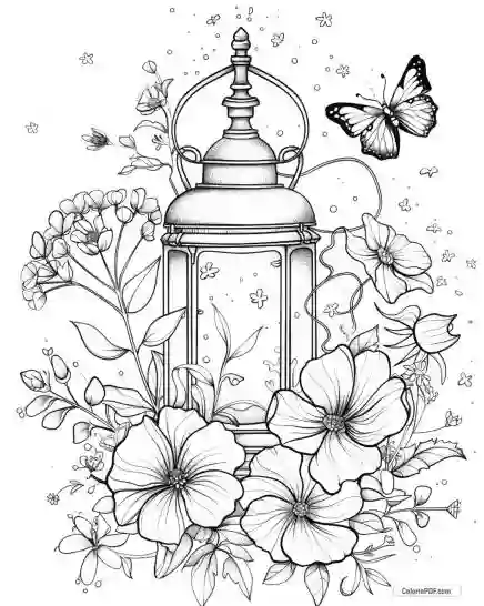 Magic Lantern Coloring Pages