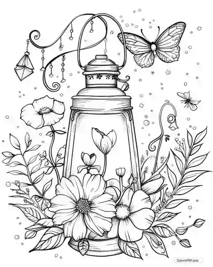 Magic Lantern Coloring Pages