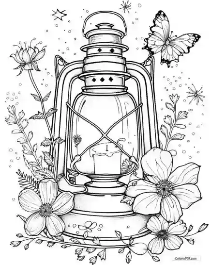 Magic Lantern Coloring Pages