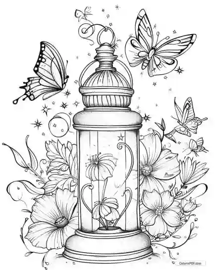 Magic Lantern Coloring Pages