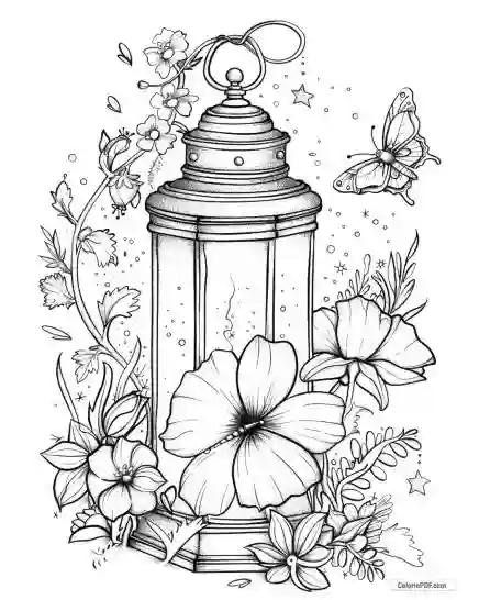 Magic Lantern Coloring Pages