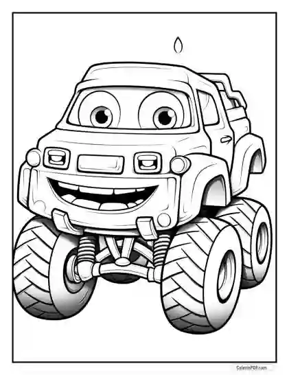 Monster Truck Coloring Pages