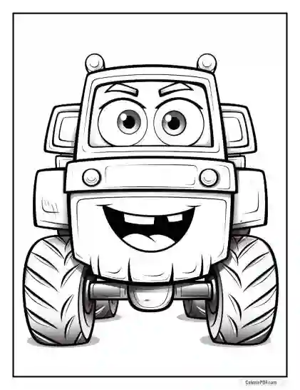 Monster Truck Coloring Pages