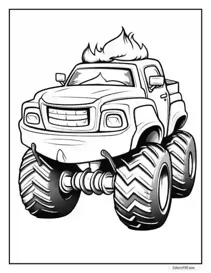 Monster Truck Coloring Pages