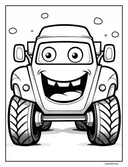 Monster Truck Coloring Pages