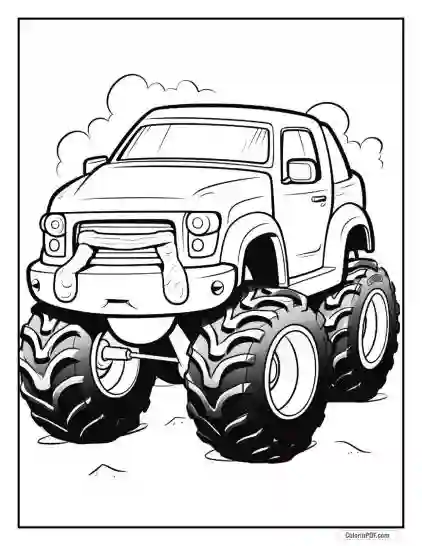 Monster Truck Coloring Pages