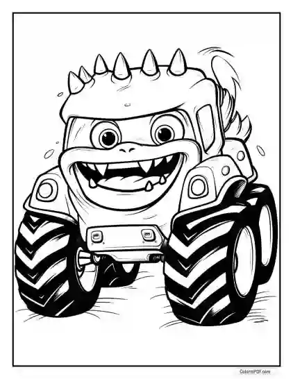 Monster Truck Coloring Pages