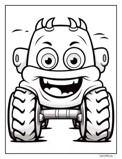 Monster Truck Coloring Pages