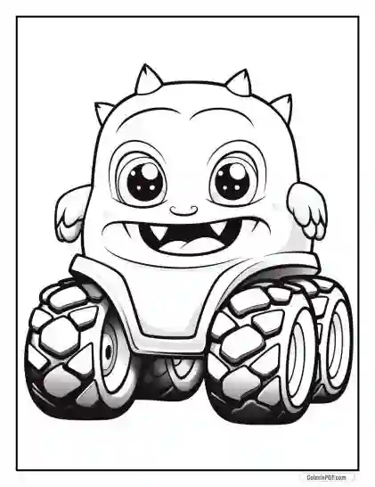 Monster Truck Coloring Pages