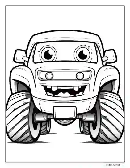 Monster Truck Coloring Pages