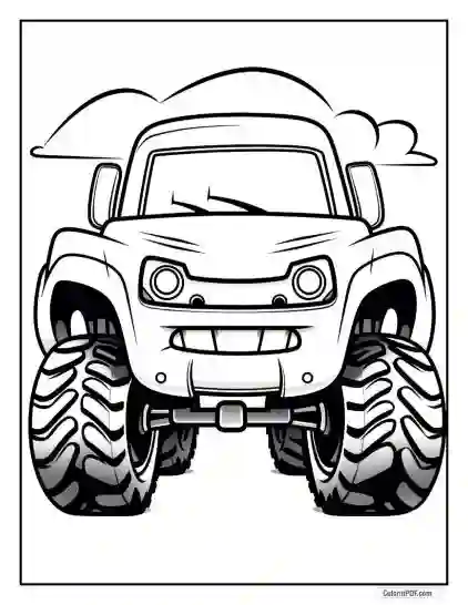 Monster Truck Coloring Pages