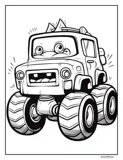 Monster Truck Coloring Pages