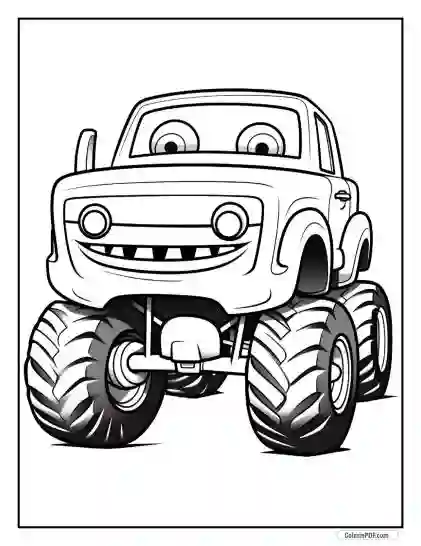 Monster Truck Coloring Pages