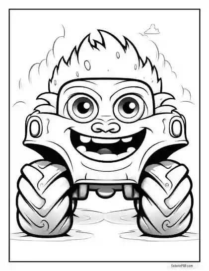 Monster Truck Coloring Pages