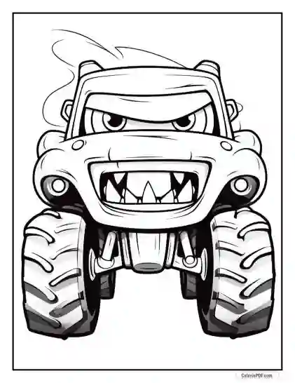 Monster Truck Coloring Pages