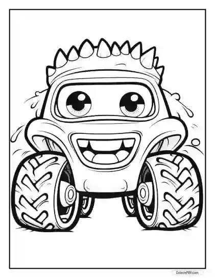 Monster Truck Coloring Pages