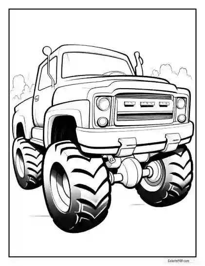 Monster Truck Coloring Pages