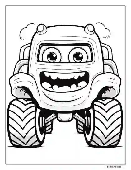 Monster Truck Coloring Pages