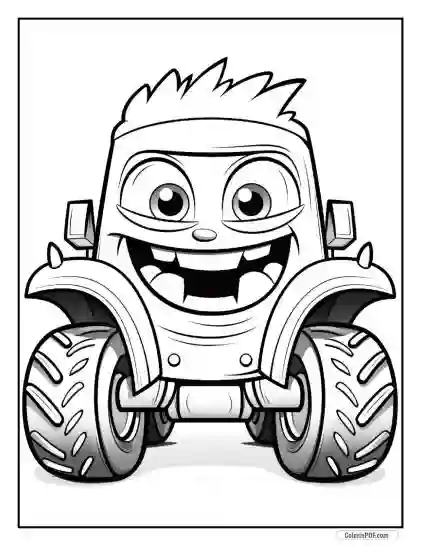 Monster Truck Coloring Pages