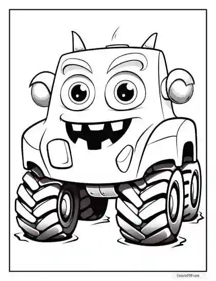 Monster Truck Coloring Pages