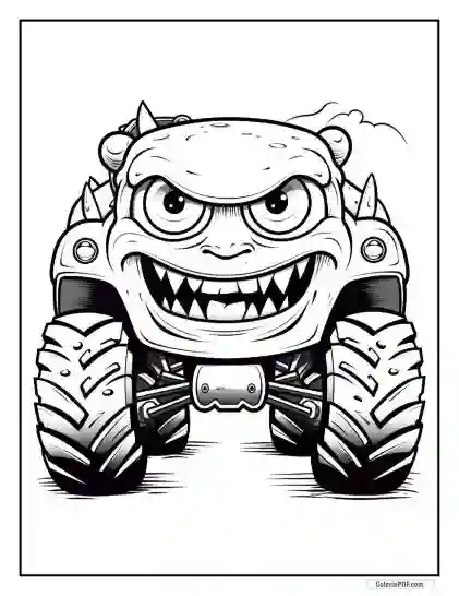 Monster Truck Coloring Pages