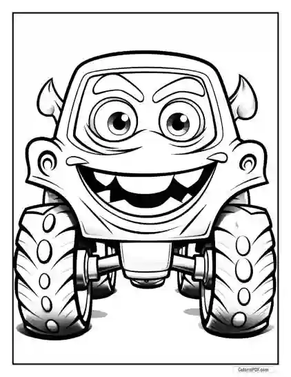 Monster Truck Coloring Pages