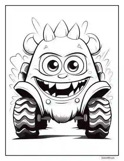 Monster Truck Coloring Pages