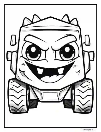 Monster Truck Coloring Pages