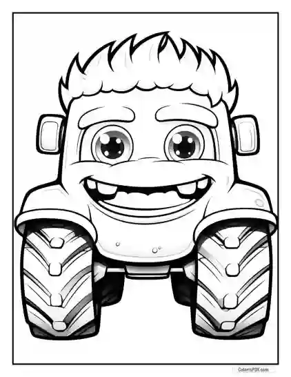 Monster Truck Coloring Pages