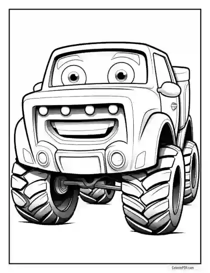 Monster Truck Coloring Pages