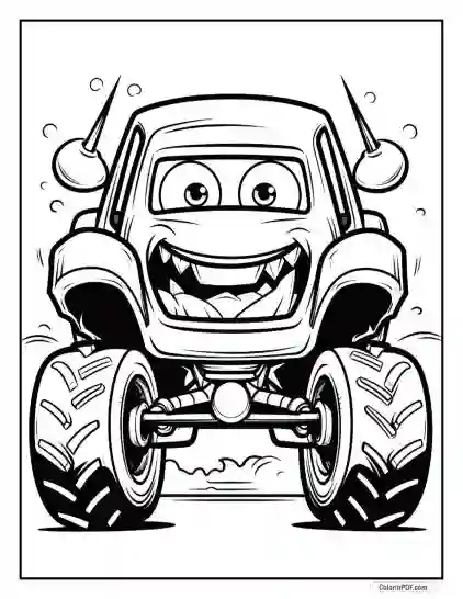 Monster Truck Coloring Pages